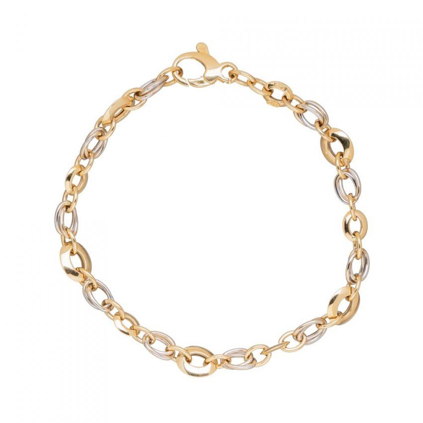 Pulsera oro 18K tres colores